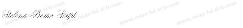 Stelena Demo Script字体转换